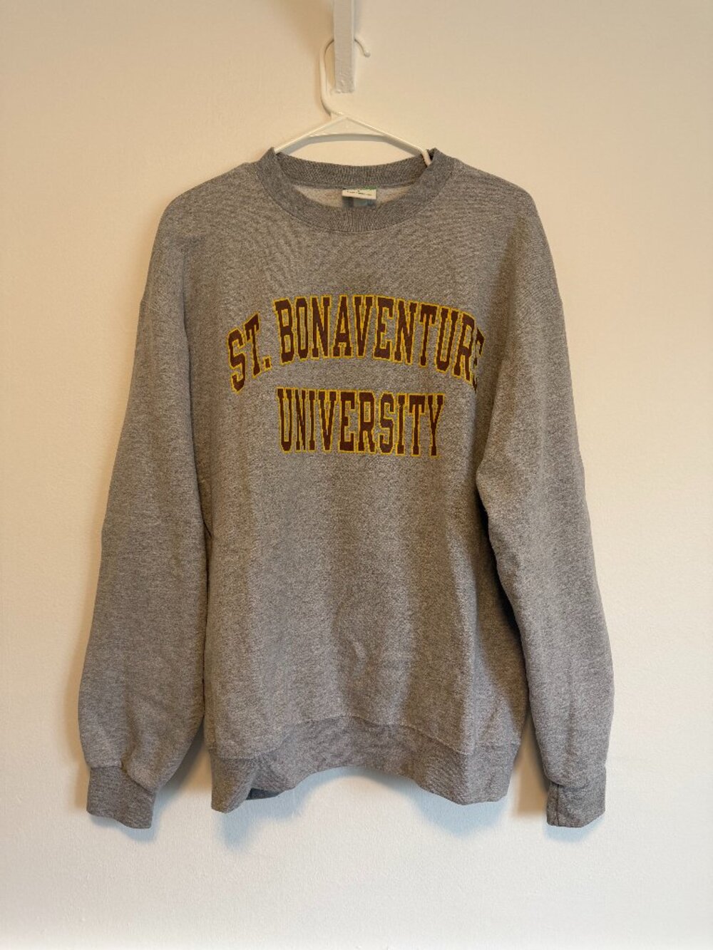 Vintage St. Bonaventure University Crewneck Sweatshirt - Large